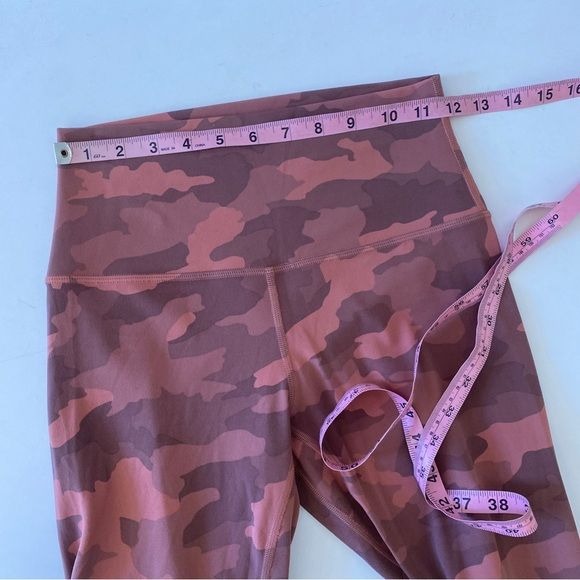 Lululemon || Align Crop 21" Heritage 365 Camo Brier Rose Pink Camouflage 6