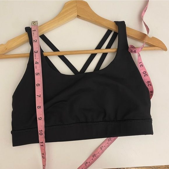 Lululemon || Energy Bra Medium Support B–D CupsSolid Black 6