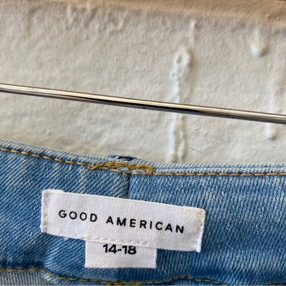 Good American || Always Fits Good Classic Bootcut Stretch Indigo 448 14-18 NWT