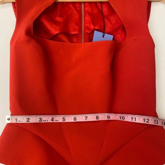 Mugler || Corset Top In Red 38 NWT