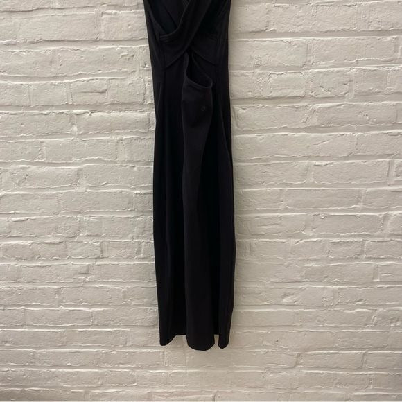 Lululemon || Picnic Play Dress Knot Midi Cross Open Back Black 6