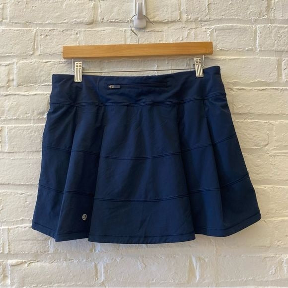 Lululemon || Pace Rival Skirt (Tall) 4 way Stretch 15” in True Navy Blue 8