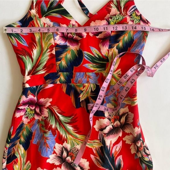 Revolve || NBD x Naven Twins Sydney Floral Tropical Asymmetrical Mini Dress XS