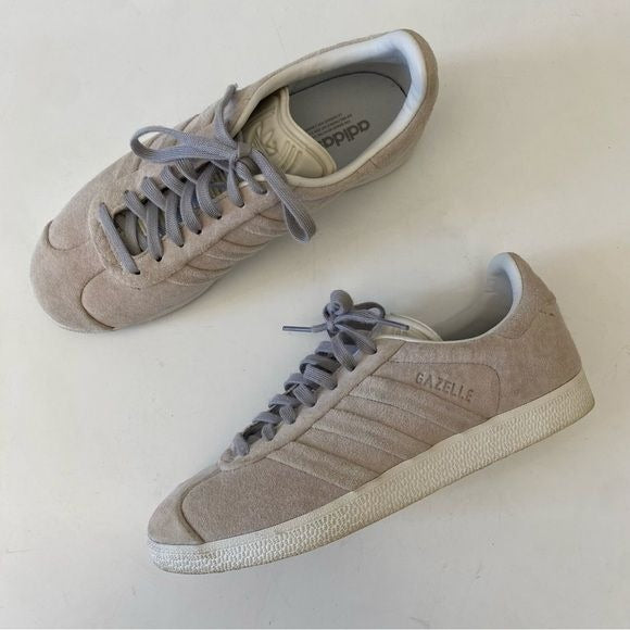 Adidas || Gazelle Switch And Turn Grey Suede Sneakers