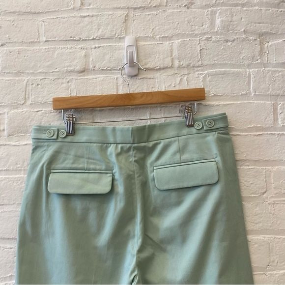 Equipment || The Original Trouser Pleated Tapered Ankle Seafoam Green Large