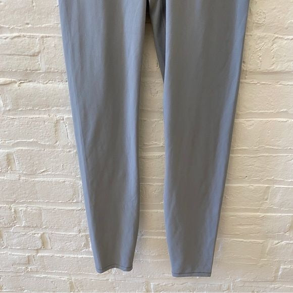 Vuori || Rib Studio Legging Ribbed High Rise Light Cloud Gray Blue Small