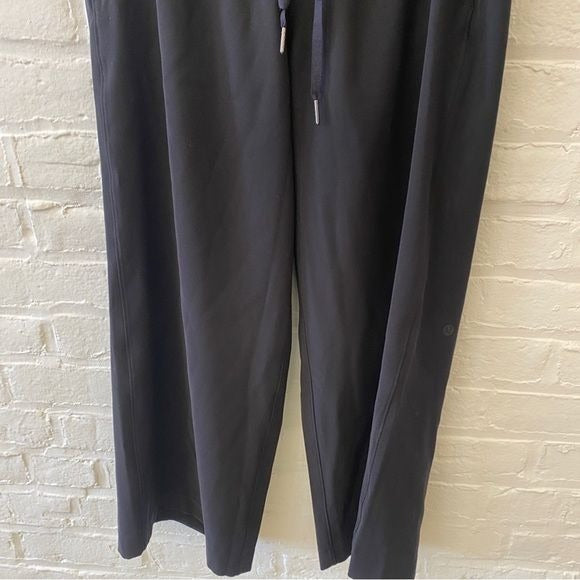 Lululemon || On the Fly Wide-Leg 7/8 Pant Woven Crop Black 6