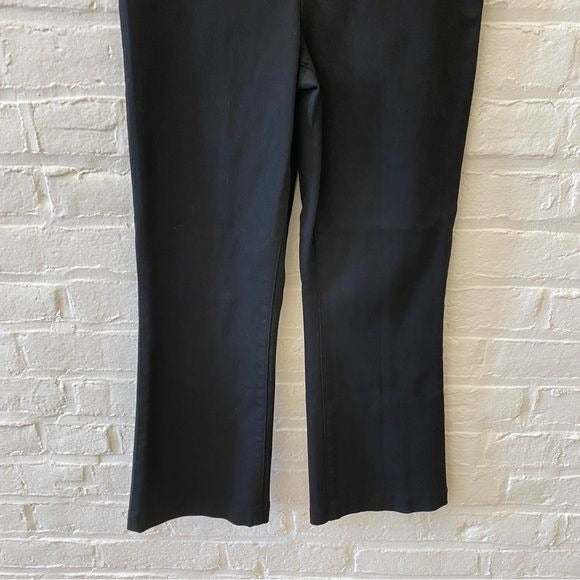 Madewell || Fraser Demi Boot High Waist Crop Flare Pant Black 28