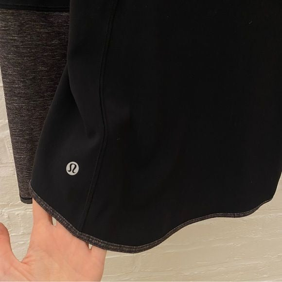 Lululemon || Shape Up Pullover Nulu Heathered Black Hoodie 8