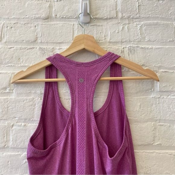 Lululemon || Swiftly Tech Racerback Tank Heathered Regal Plum Purple 8