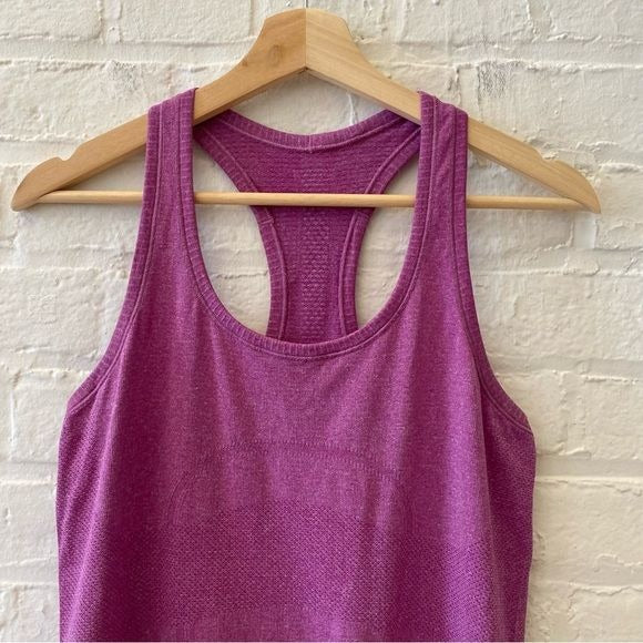 Lululemon || Swiftly Tech Racerback Tank Heathered Regal Plum Purple 8