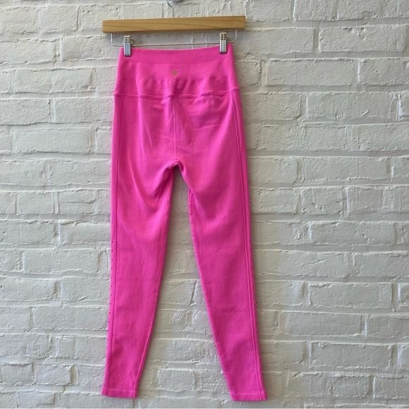 Spiritual Gangster || Self Love Legging in Hot Pink Seamless Perforated