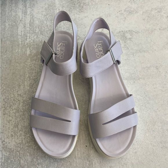 Franco Sarto || Essie Platform Sandals Lilac Purple 8.5