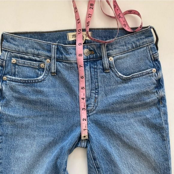 Madewell || Petite Mid-Rise Perfect Vintage Jean in Enmore Wash Blue 24P 24