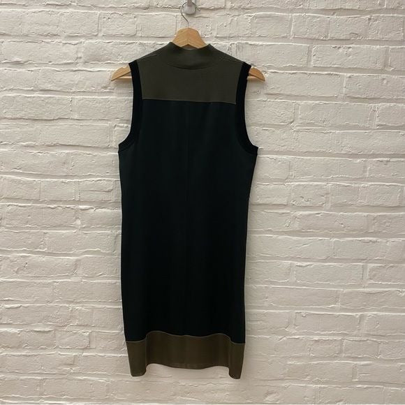 Rag & Bone || Vivienne Colorblock Shift Dress Black Green Medium