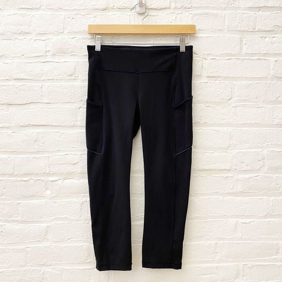 Lululemon || Speed Up Crop 21” Solid Black 6