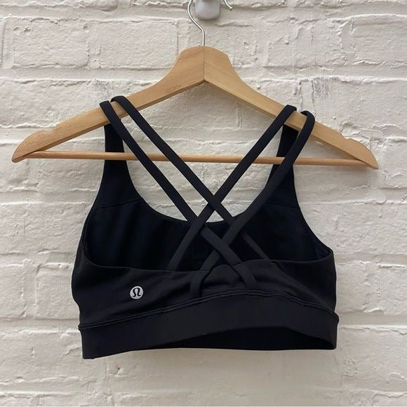 Lululemon || Energy Bra Medium Support B–D CupsSolid Black 6