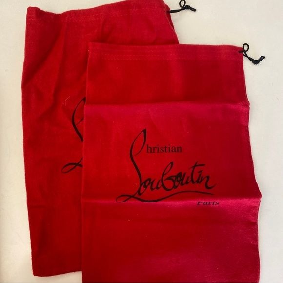 Christian Louboutin || Dorissima Kid 85 Black 37.5 Box Dust Bags