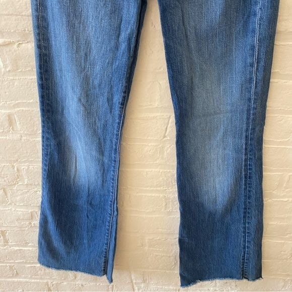 7 for All Mankind || Ultra High Rise Dojo Jean Raw Hem Blue 26