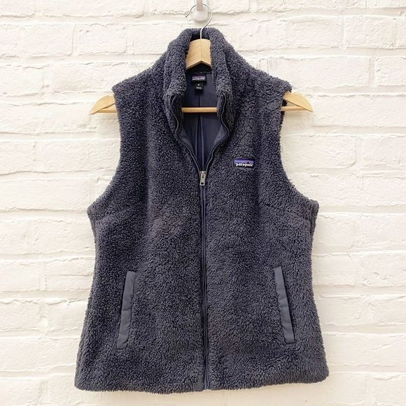 Patagonia || Los Gatos Fleece Vest in Smolder Blue Medium