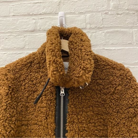 Stand Studio || Audrey Teddy Faux-Fur Jacket 36 US 4