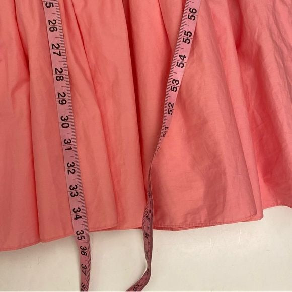 Derek Lam 10 Crosby || Tora Smocked Waist Mini Dress Bows Pink 4