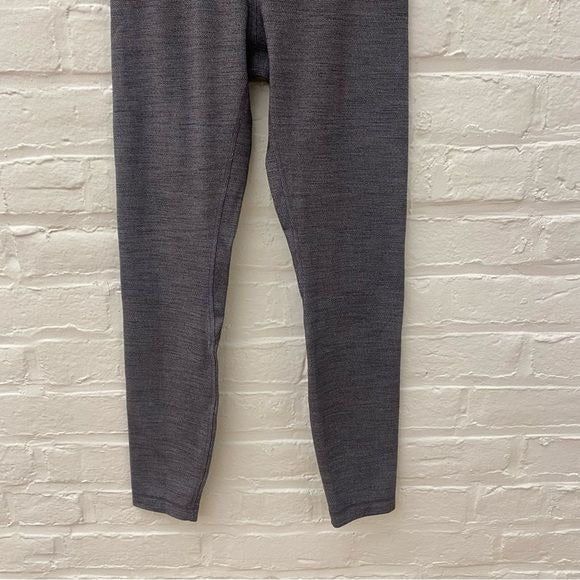 Lululemon || Align Pant II 25" Mini Heathered Herringbone Gray Black 4