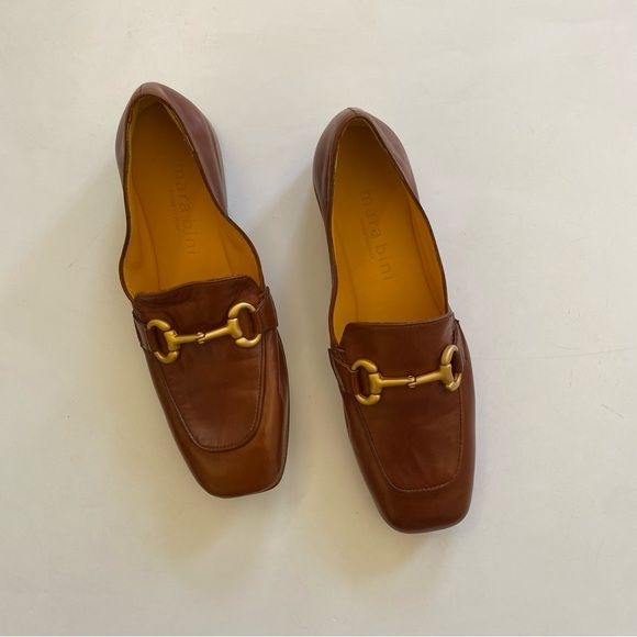 Mara Bini || Soft Leather Loafer with Bit Seta Coloniale Cognac Gold 37