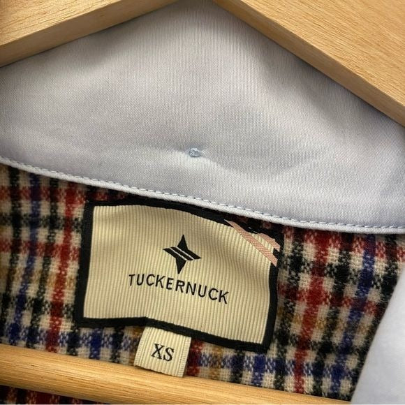 Tuckernuck || Cambridge Check Plaid Twiggy Dress Detachable Collar XS