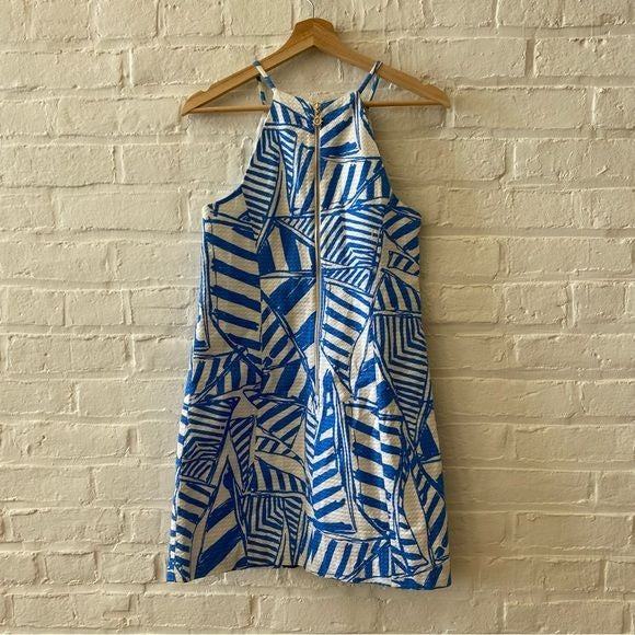 Lilly Pulitzer || Annabelle Shift Mini Dress Blue Bay Yacht 4