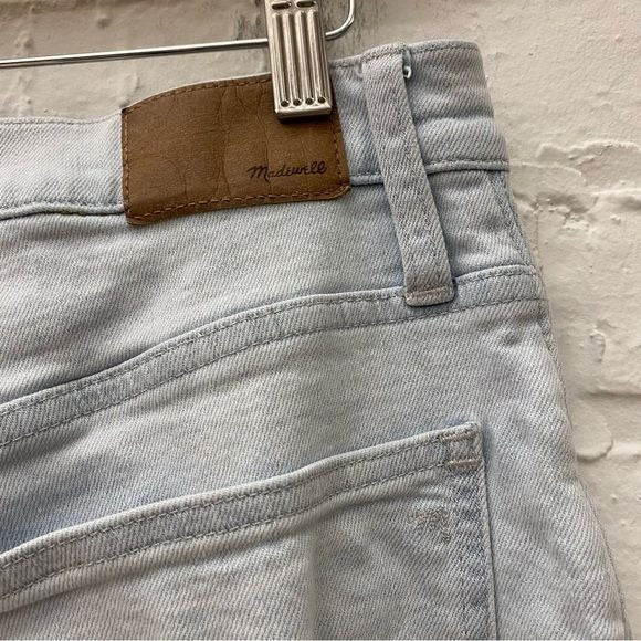 Madewell || Perfect Vintage Wide-Leg Crop Jean Bosworth Wash Raw-Hem Edition 30