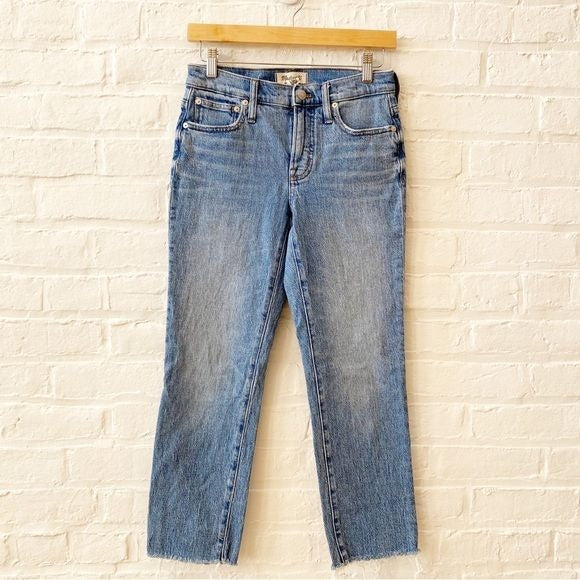 Madewell || Petite Mid-Rise Perfect Vintage Jean in Enmore Wash Blue 24P 24