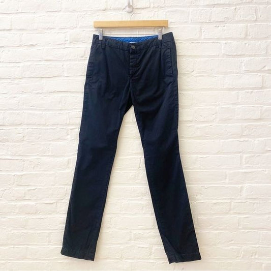 Acne || Gin Chino Pants Slacks in Deep Black 27