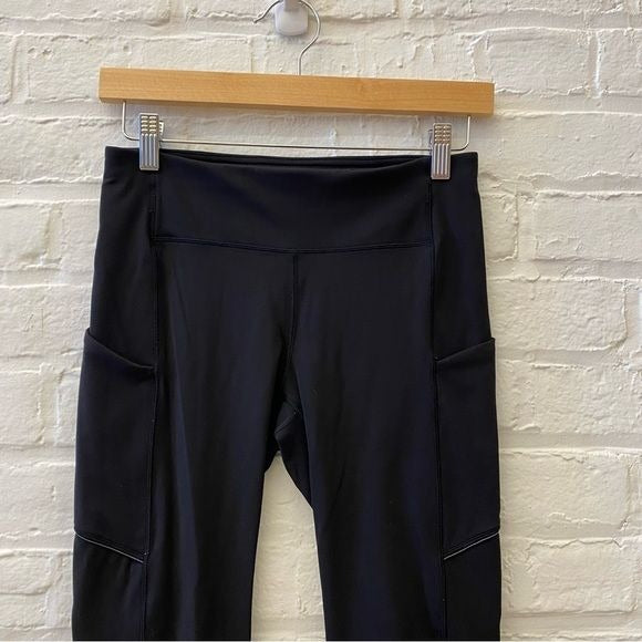 Lululemon || Speed Up Crop (21") Black 6