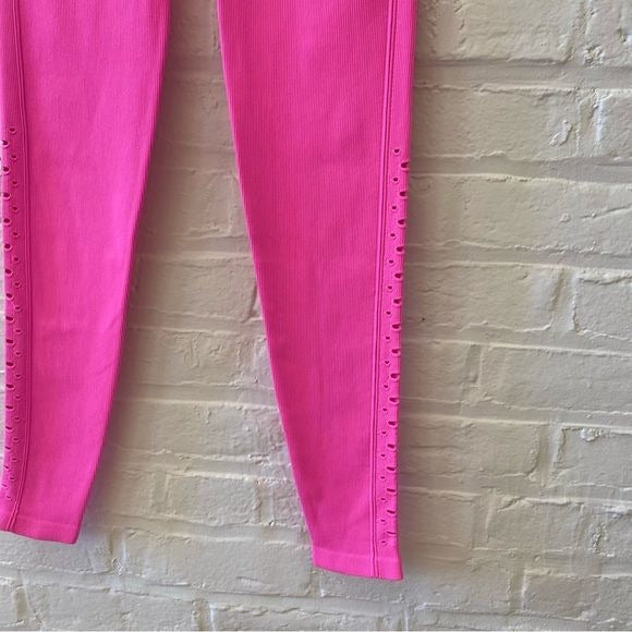 Spiritual Gangster || Self Love Legging in Hot Pink Seamless Perforated