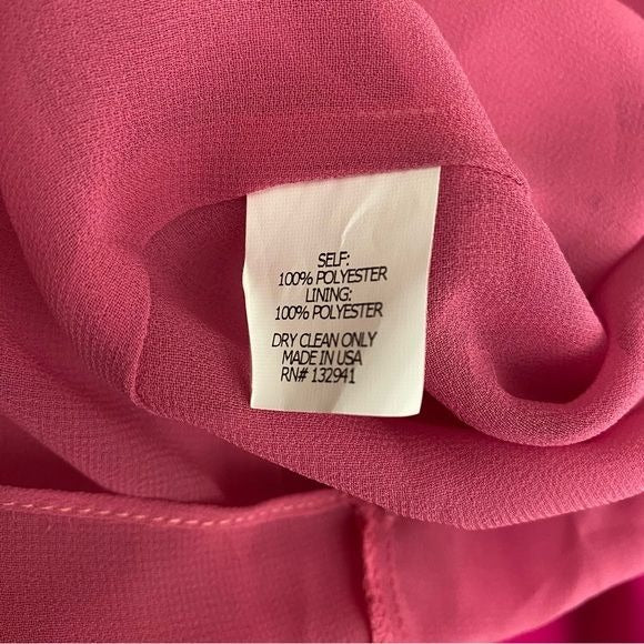 Amanda Uprichard || Soren Dress Drop Waist Mini Hot Pink S NWT