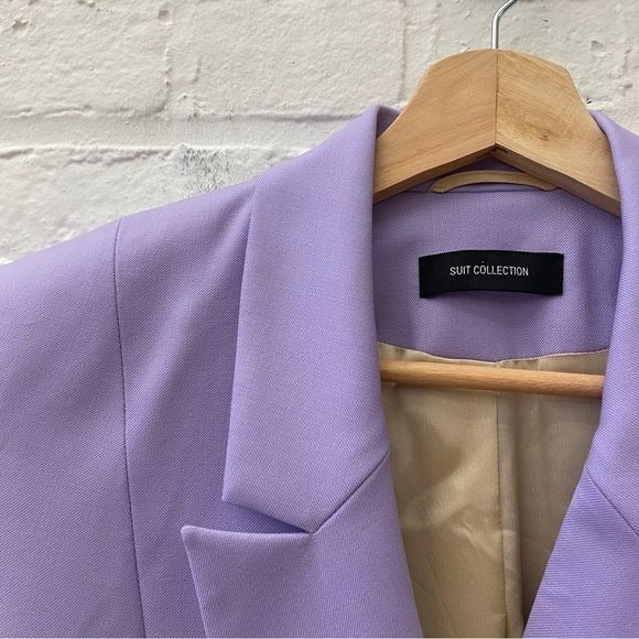 Marcell Von Berlin || Oversized Long Blazer Longline Lavender Purple US 8