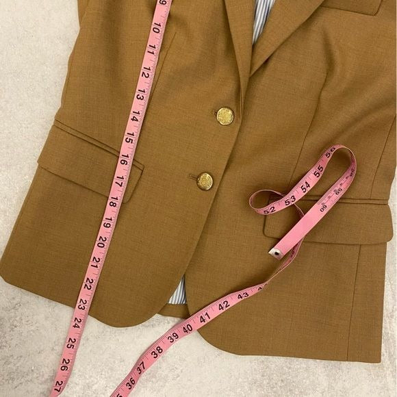 J.Crew || Original Schoolboy Blazer Camel Tan 0