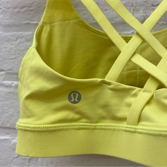 Lululemon || Energy Bra Medium Support B–D CupsElectric Lemon Yellow 6