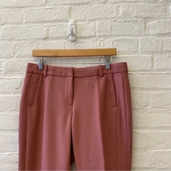 J. Crew ||  Maddie Wool Trousers Dusty Rose Pink 8