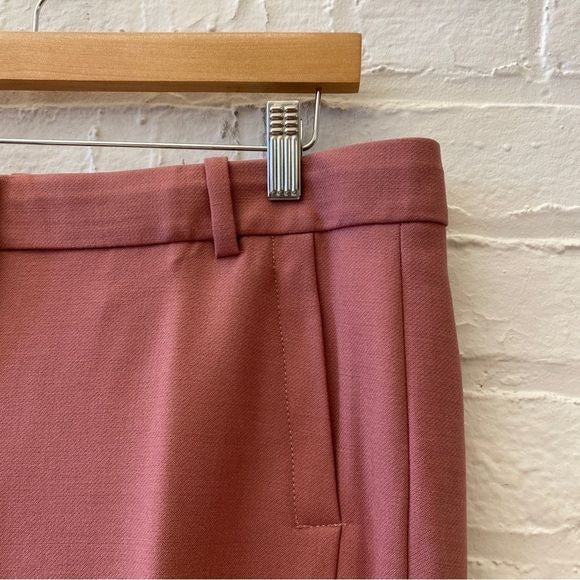 J. Crew ||  Maddie Wool Trousers Dusty Rose Pink 8