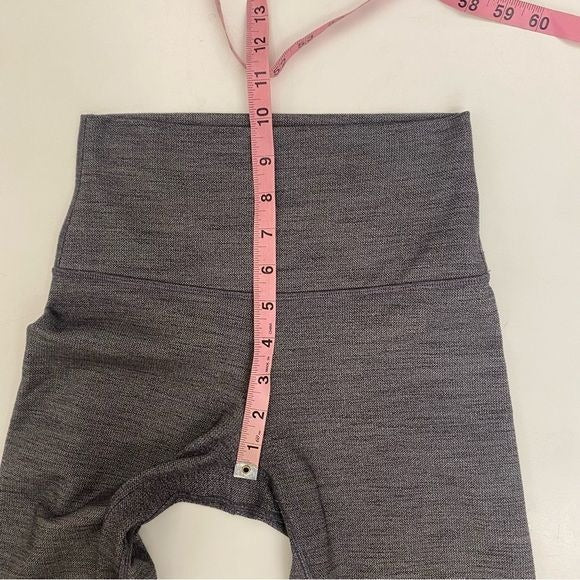 Lululemon || Align Pant II 25" Mini Heathered Herringbone Gray Black 4