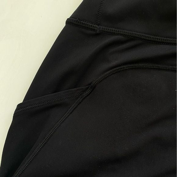 Lululemon || Fast & Free 7/8 Tight II Nulux 25" Solid Black 4