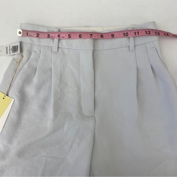 Aritzia || Wilfred Effortless 7” High Rise Pleated Trouser Shorts Gray 2 NWT