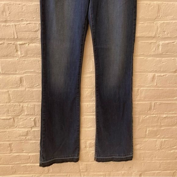 Joe’s Jeans || Bootcut Stretch Jeans in Finley Wash Raw Hem Blue 27 NWT