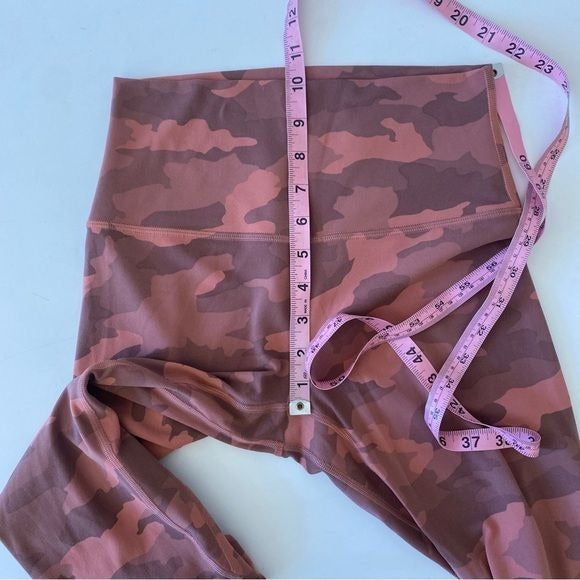 Lululemon || Align Crop 21" Heritage 365 Camo Brier Rose Pink Camouflage 6