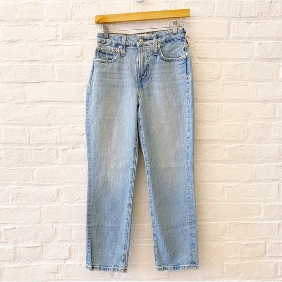 Madewell || The Petite Perfect Vintage Jean in Fiore Wash Ligh Blue 25P NWT