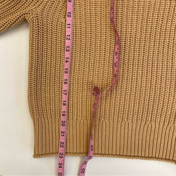 J. Crew || Relaxed Rollneck Sweater in Sandy Beach Tan XXS