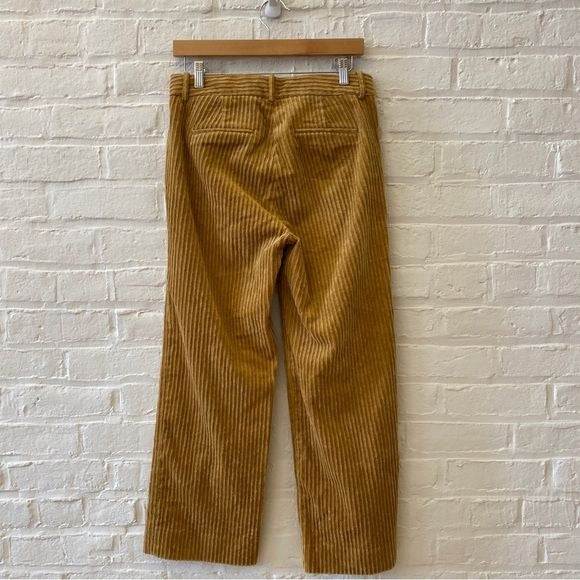 J. Crew || Wide Leg Crop Corduroy Pants Tan 6