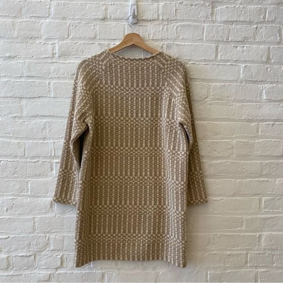 Billy Reid || Knit Sweater Dress Short Tan Beige XS